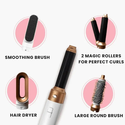 Charmora™ Airstyler 5-in-1 | Dry, Curl & Style Effortlessly