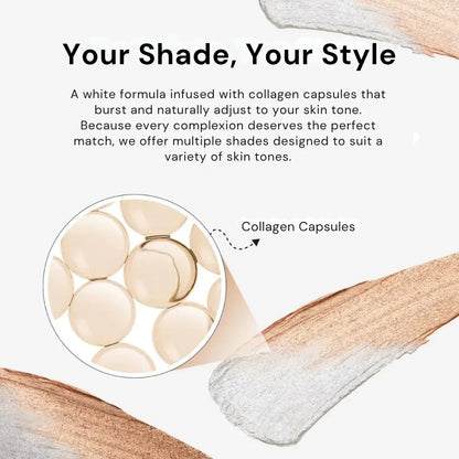 Charmora™ - 2-in-1 Foundation Stick with Built-In Brush