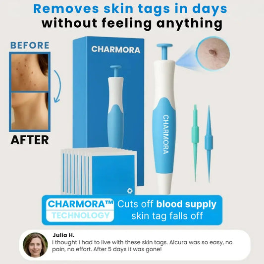 Charmora™ Skin Tag Remover Kit — Gentle, Fast & Pain-Free