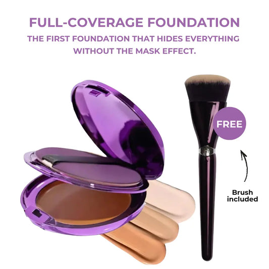 Full-Coverage Cream Foundation — Flawless Finish