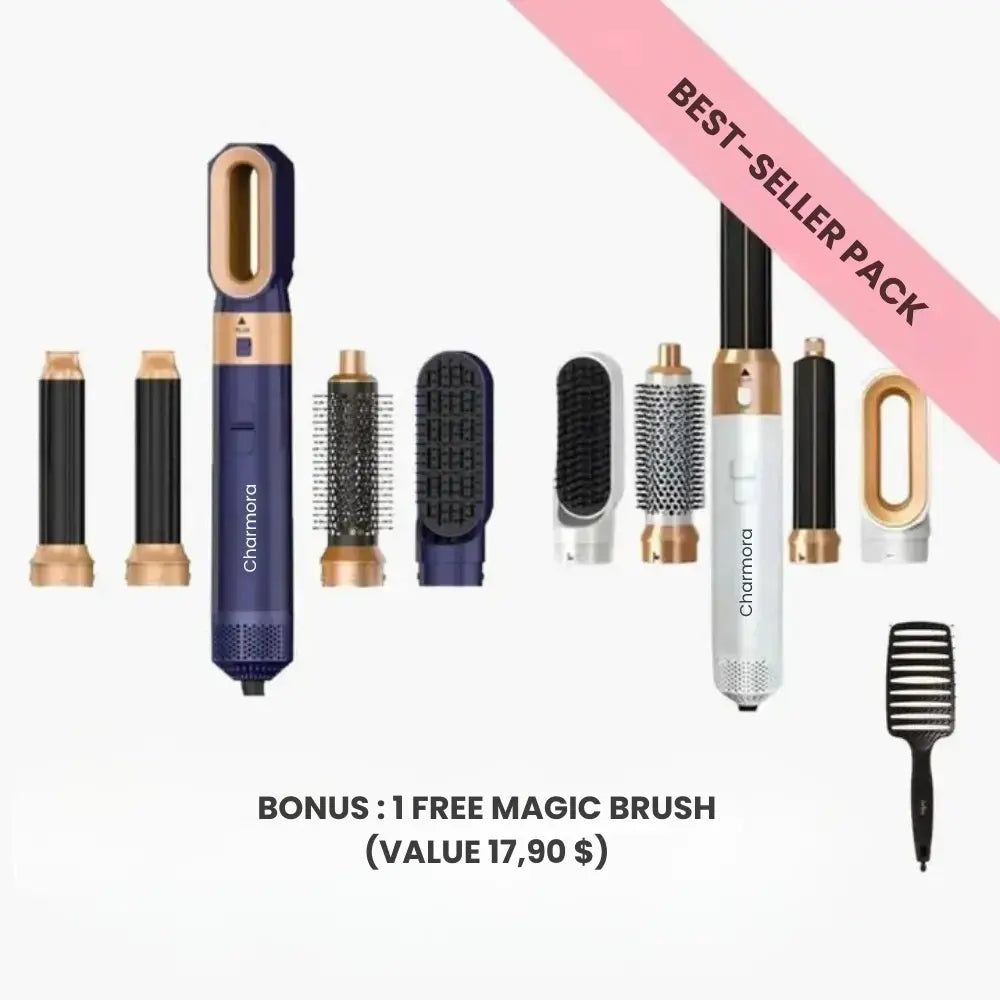 Charmora™ Airstyler 5-in-1 | Dry, Curl & Style Effortlessly